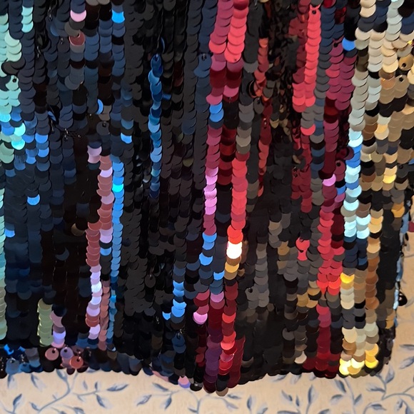 Ladies sequin party mini skirt - Picture 2 of 5